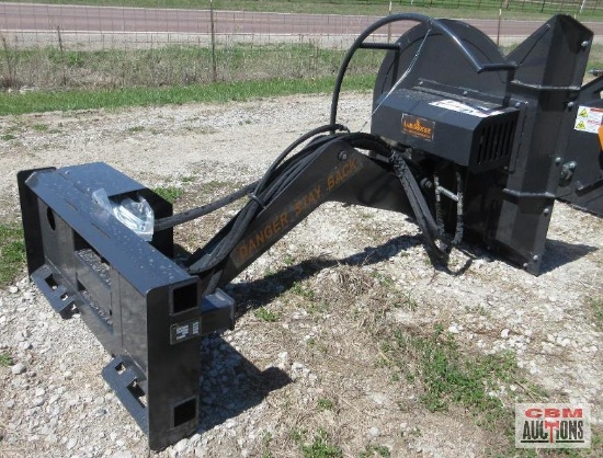 Landhonor HL-ABC-125A 42" Articulating Brush Cutter, In Cab Remote Control, Skid Steer Attachment