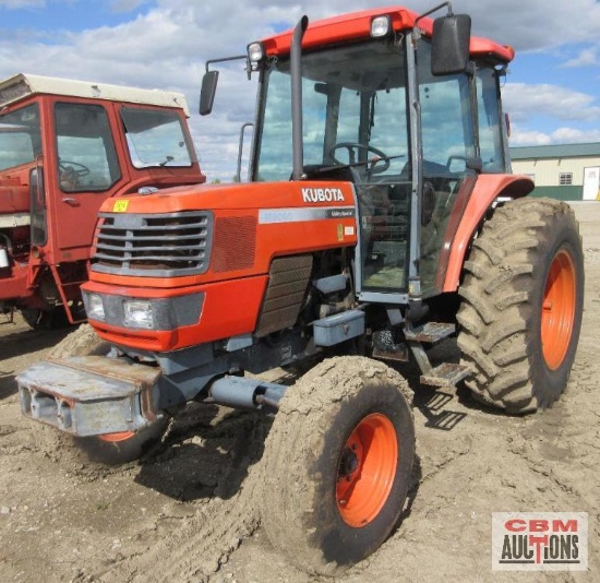 Kubota M9000 Utility Special...Tractor, 92 HP, 1,072 Hours, 8 Speed Transmission, 3Pt, 540 PTO, 1 SC