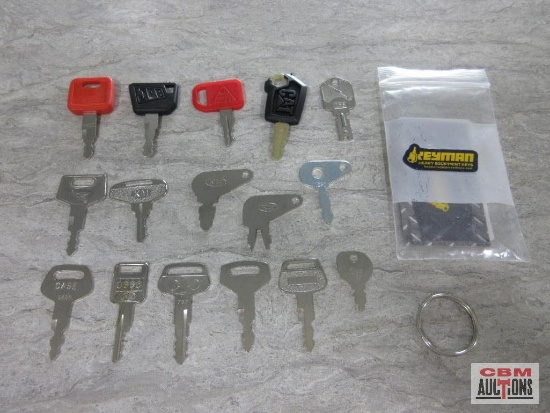 Equipment Key Starter Kit, Fits...100'S Of...Models...Of...Machines....16 Of...The...Most...Popular.