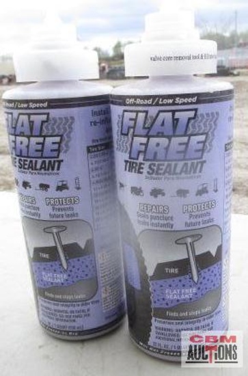 2- Bottles Of Flat Free Tire Sealant