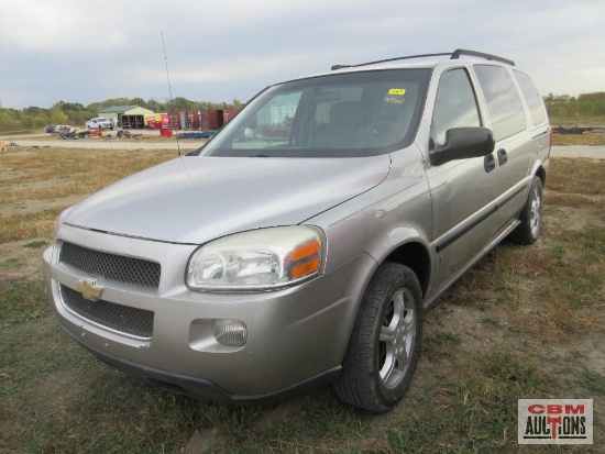 2007 Chevrolet Uplander Van, VIN # 1GNDV23127D210936