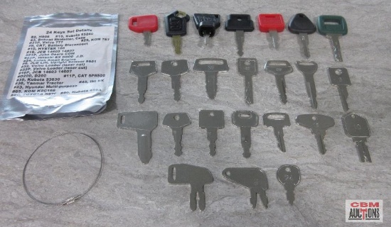 Heavy Equipment Master 24 Key Sets *Office