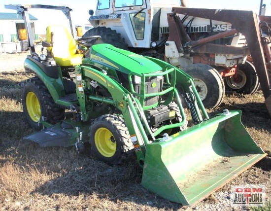 2019 John Deere 2025R Compact Utility Tractor, 24Hp Yanmar Diesel,125 hrs, Hydrostatic Transmission