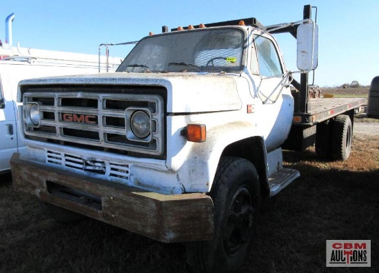 1984 GMC C7000 Flatbed Truck, VIN # 1GDG7D1B7EV523622