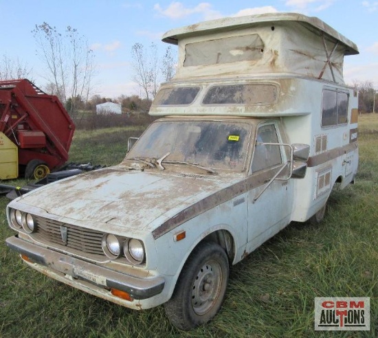 1976 Toyota Chinnok Mini Motorhome, Pop Top Camper, Engine 20R With Automatic Transmission VIN #
