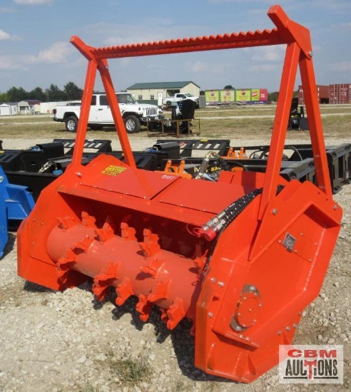 TOPCAT SSFM81 81'' Skid Steer Forestry Drum Mulcher, 8" Capacity, 24-32 GPM (Unused) *1