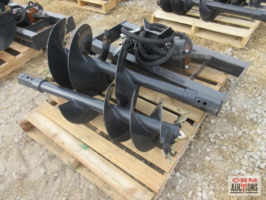 Wolverine ADB-13-1218R Skid Steer Hydraulic Post Hole Digger, Hex Drive, 12" & 18" Augers With Hoses