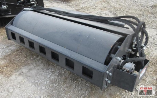 Wolverine VR-11-66W Skid Steer 60" Hydraulic Drive Vibratory Roller With Hoses And Couplers (Unused)