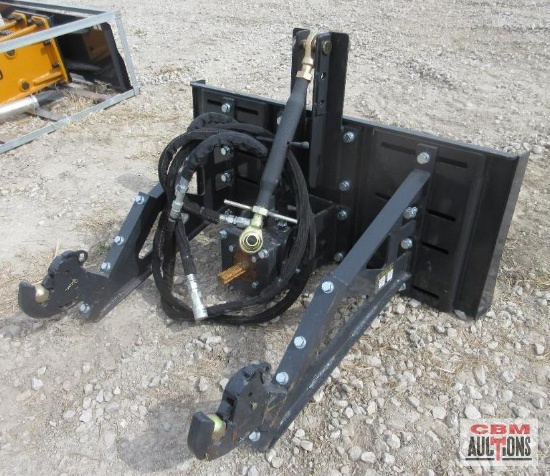 Wolverine PHA-15-02C 3-Point Adapter With PTO, Universal Skid Steer Mounts, 3-Pt Hitch With Top