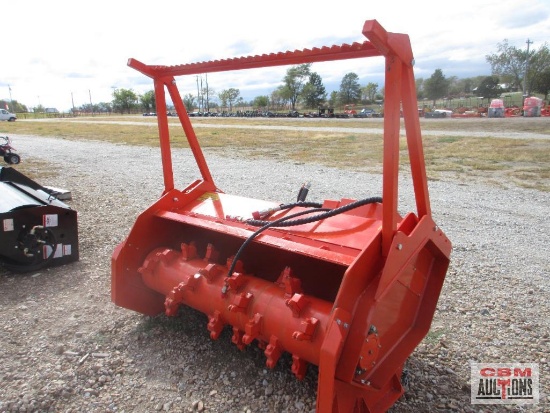 2023 TOPCAT SSFM81 81'' Skid Steer Forestry Drum Mulcher, 8" Capacity, 24-32 GPM (Used)