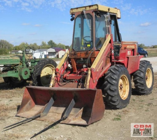Versatile 160 Bi-Directional Diesel Tractor, Cab, Removable Front Loader With Bucket & Hay Spikes,
