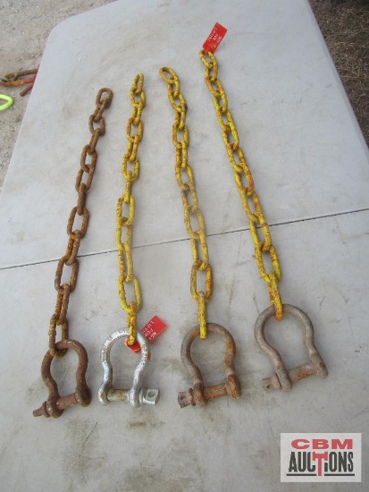4-Lifting Shackles With Chains *HLF
