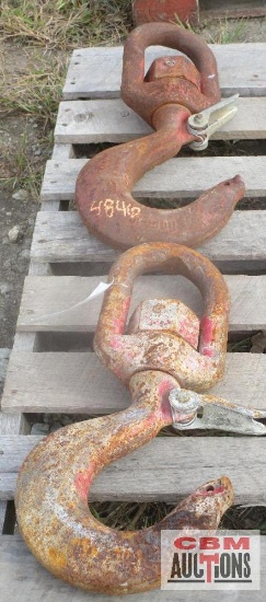 2-Crosby Swivel Crane Lifting Hooks