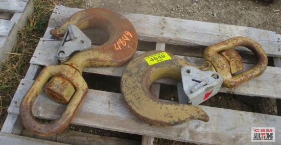2-Crosby Swivel Crane Lifting Hooks