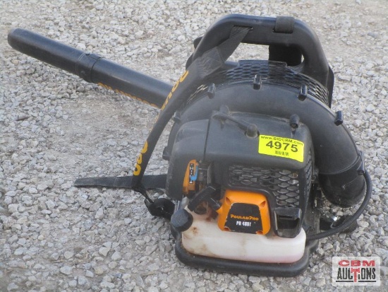 Poulan Pro PR4BBT Backpack Leave Blower (Seller Said Runs) *FRF