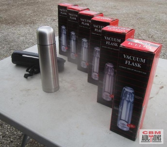 6- Mooney Bulletline SM6710 18/10 Stainless Steel Vacuum Flask *BLM