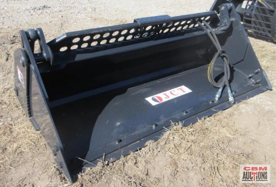 JCT 4-1 72" Skid Steer Bucket, Hoses & Couplers (Unused)