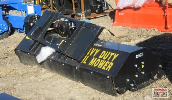 Mower King SSEFGC175 67'' Skid Steer Brush Flail Mower, Hydraulic Flow 18-23 GPM (Unused)