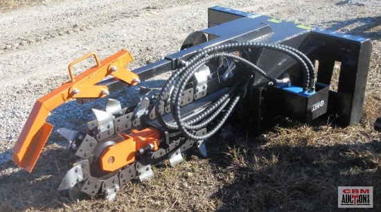 Mower King ECSSCT72 48" Skid Steer Trencher (Unused)