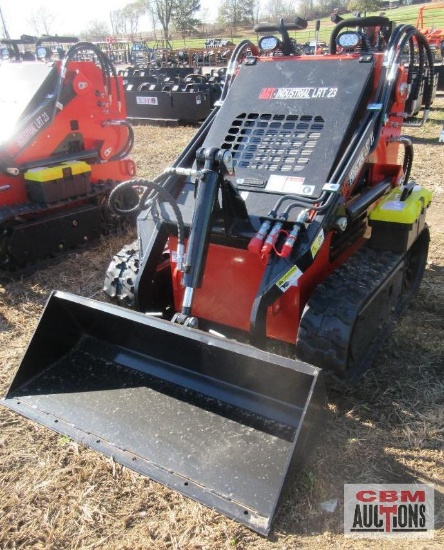AGT LRT23 Compact Mini Track Skid Steer Loader, 23 Hp Gas, Electric Start, Joystick Controls, Aux
