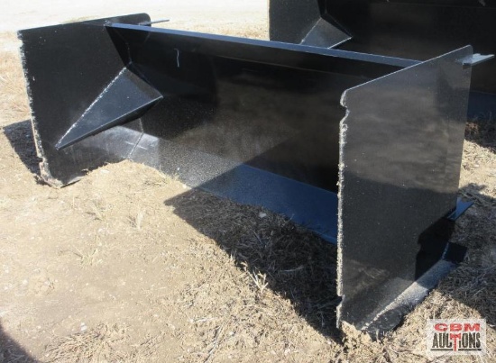 72" Skid Steer Snow Pusher Weighs #400