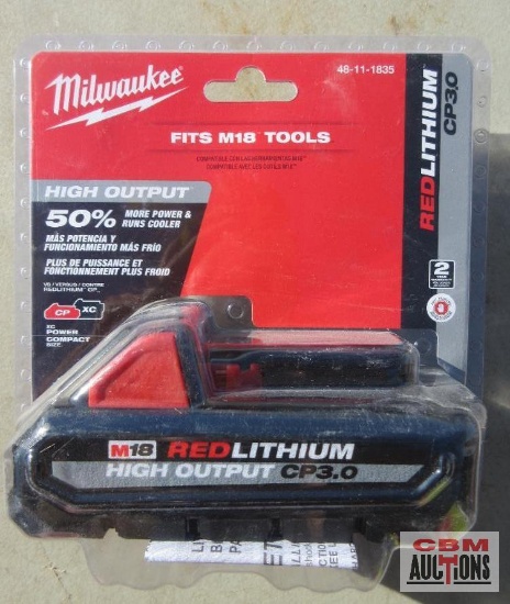 Milwaukee 48-11-1835 M18 RedLithium High Output CP3.0 Battery *CLT