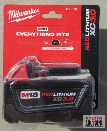 Milwaukee 48-11-1828 M18 RedLithium XC3.0 Battery *CLT