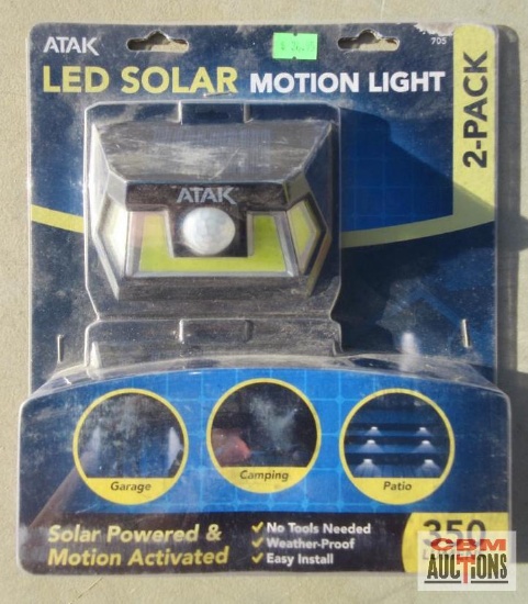 ATAK 702 Led Solar Motion Light 900 Lumens *CLT