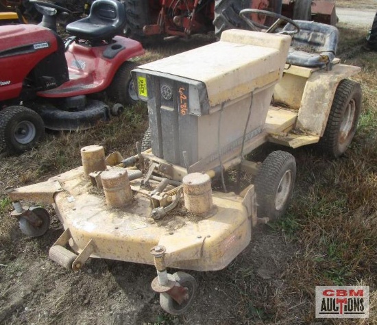 GE ElekTrak 26AE16AA Electric Riding Lawn Tractor With Front Mount Mower (Unknown)