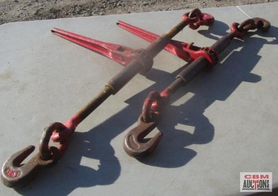 2- 3/8"-1/2" Ratchet Chain Load Binders *HRF
