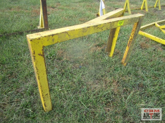 Yellow Steel Guard Rail