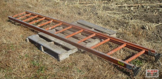 11' Orange Aluminum Ladder