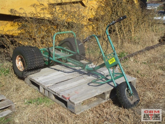 Green Go Kart Frame