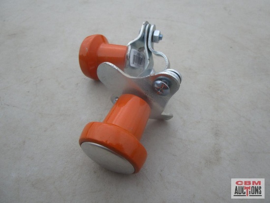 2-Orange Tractor Spinner Knobs *ELB