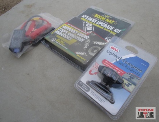 Speaker Upgrade Kit, Lighted Compass, Jumper Cable Ends *HRB