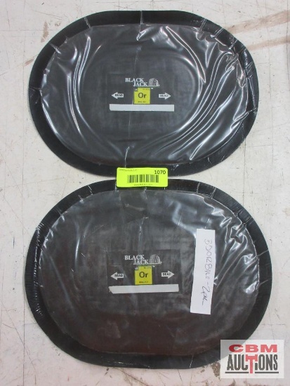 2-Black Jack Or-816 9"x11 3/4" Off Road Boot Oval