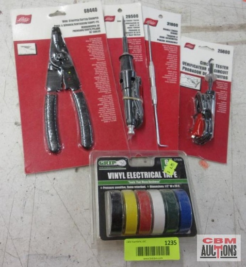 Lisle 25600 Circuit Tester 31800 Double Ended Scribe 29500 Circuit Tester 68440 Wire Stripper Grip