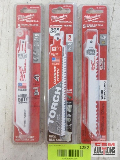 3-Milwaukee Sawsall Blades