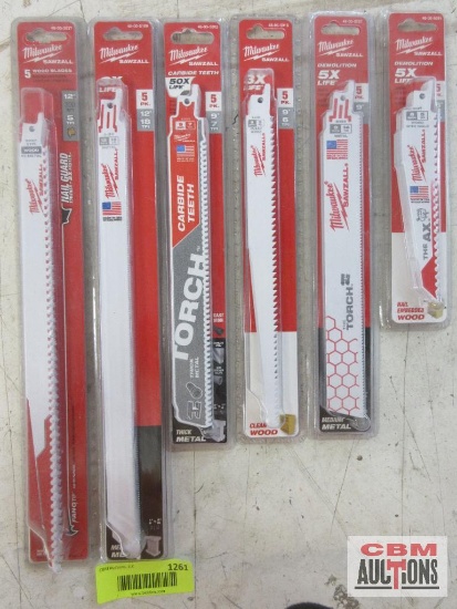 6-Milwaukee Sawsall Blades