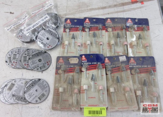 8-Cobra 5pc Mini Mounted Stone Set 3" Metabo Original Slicer Disks
