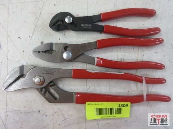 Wilde G271P.NP 10? Tongue Groove Pliers G263P.NP 8? Slip Joint Pliers G251.B 6-3/4? Angle Nose