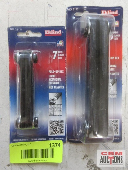 Eklind 21171-Fold Up Hex 1.5mm-6.00 21151-Fold Up Hex 3.0mm-10.0mm