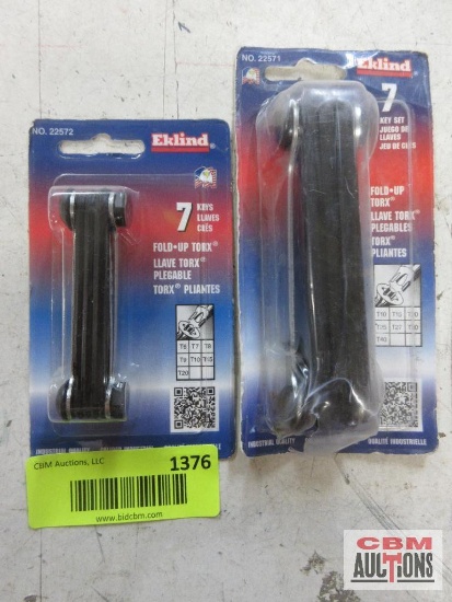 Eklind 22572-Fold...Up Torx T6-T20 22571-Fold Up...Torx T10-T40