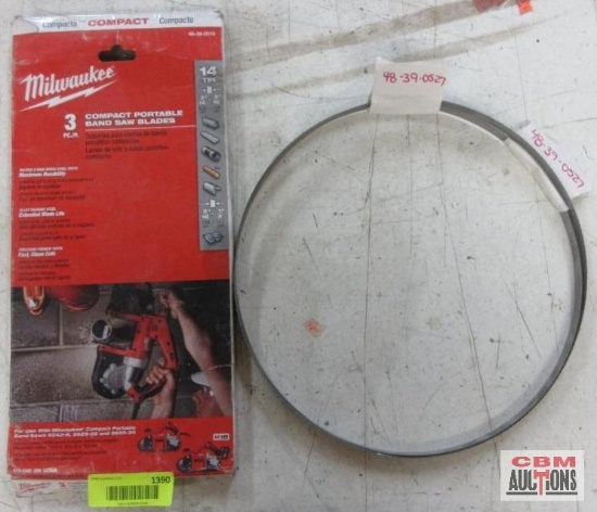Milwaukee 48-39-0519 3Pc Compact Portable Band Saw Blades 48-39-0527 Band Saw Blade