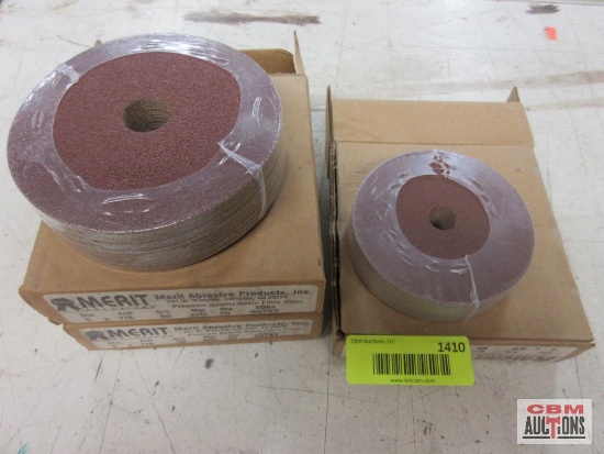 3-Merit 4" 50 & 80 Grit Sanding Disks