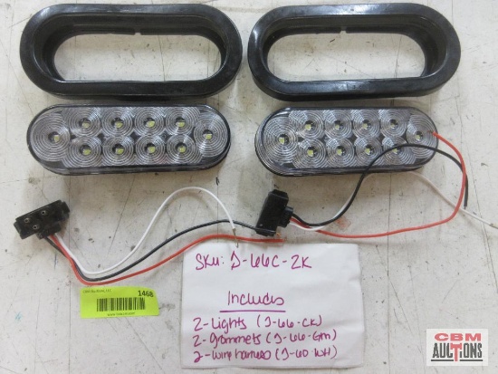 Jammy J-66C-2K 6? Oval LED Backup Lamp Kit