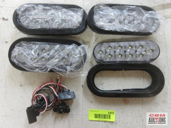 Jammy J-66C-4K 6? Oval LED Backup Lamp Kit