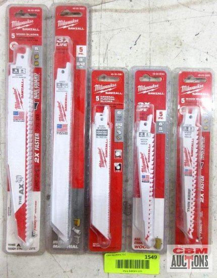 5-Milwaukee Sawsall Blades