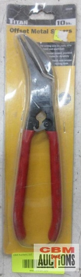 Titan 12444 10" Offset Metal Shears