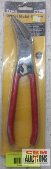Titan 12444 10" Offset Metal Shears
